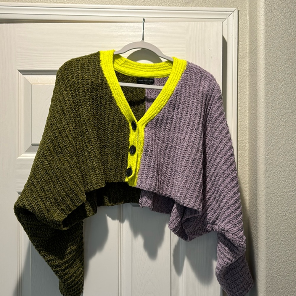 Urban Outfitters cropped crochet sweater